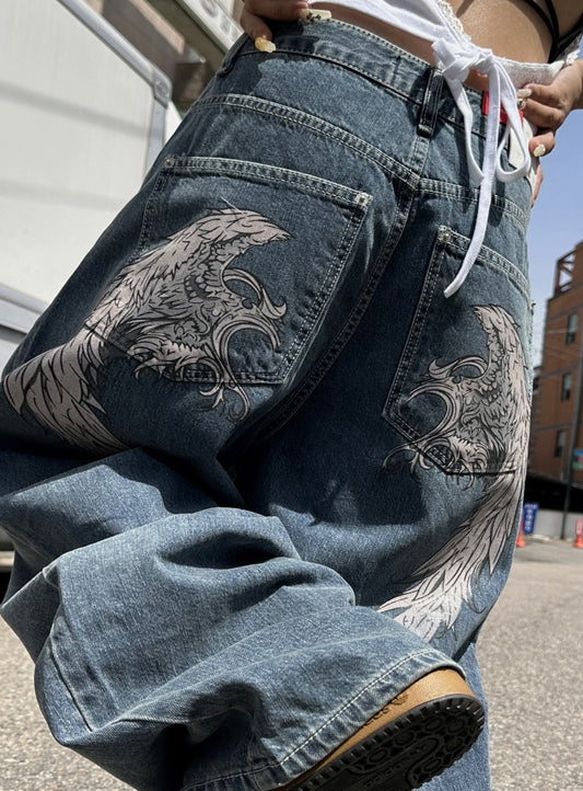 Angel’s wings jeans