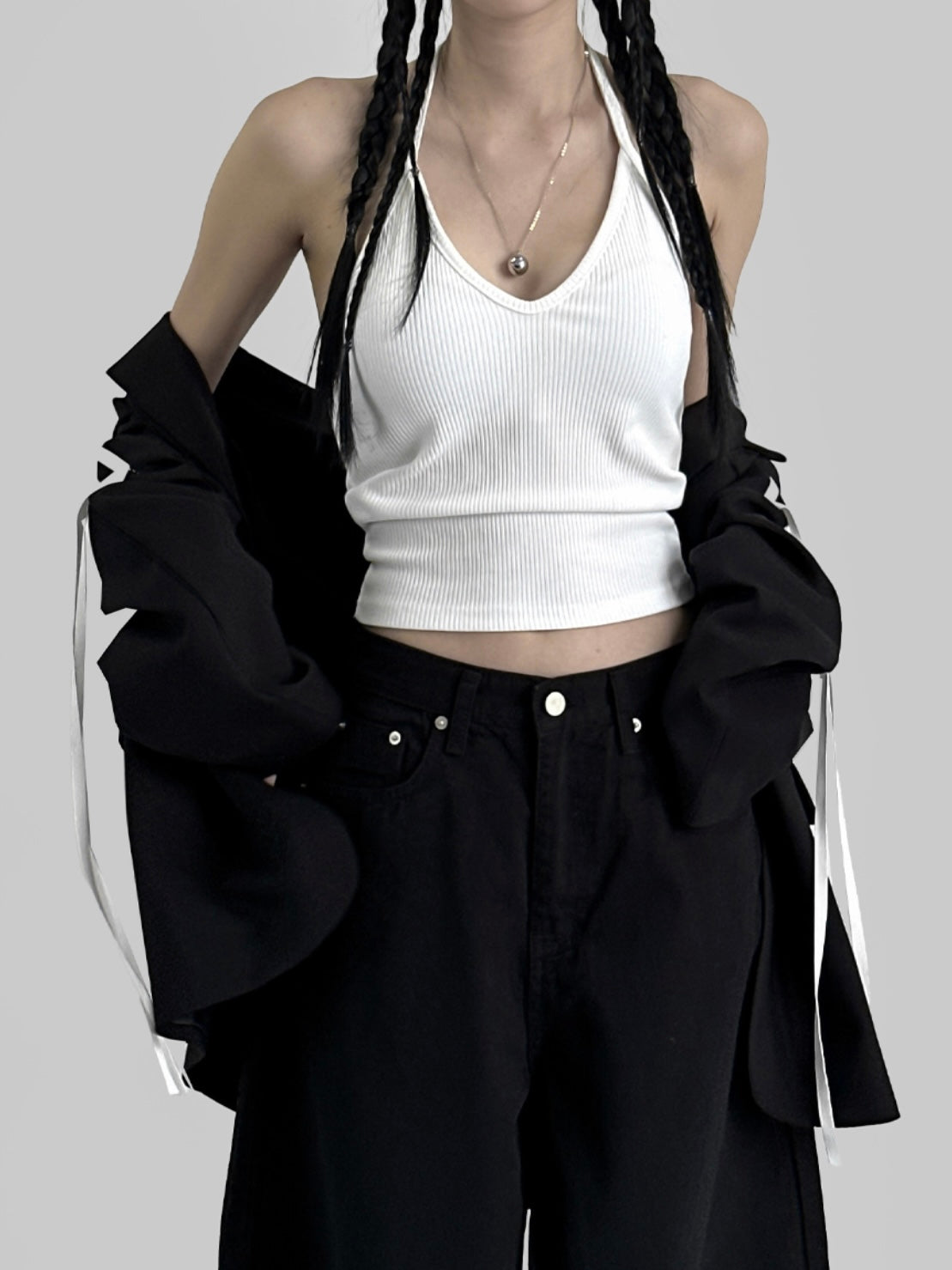 ‘Classy girl’ halter tank top