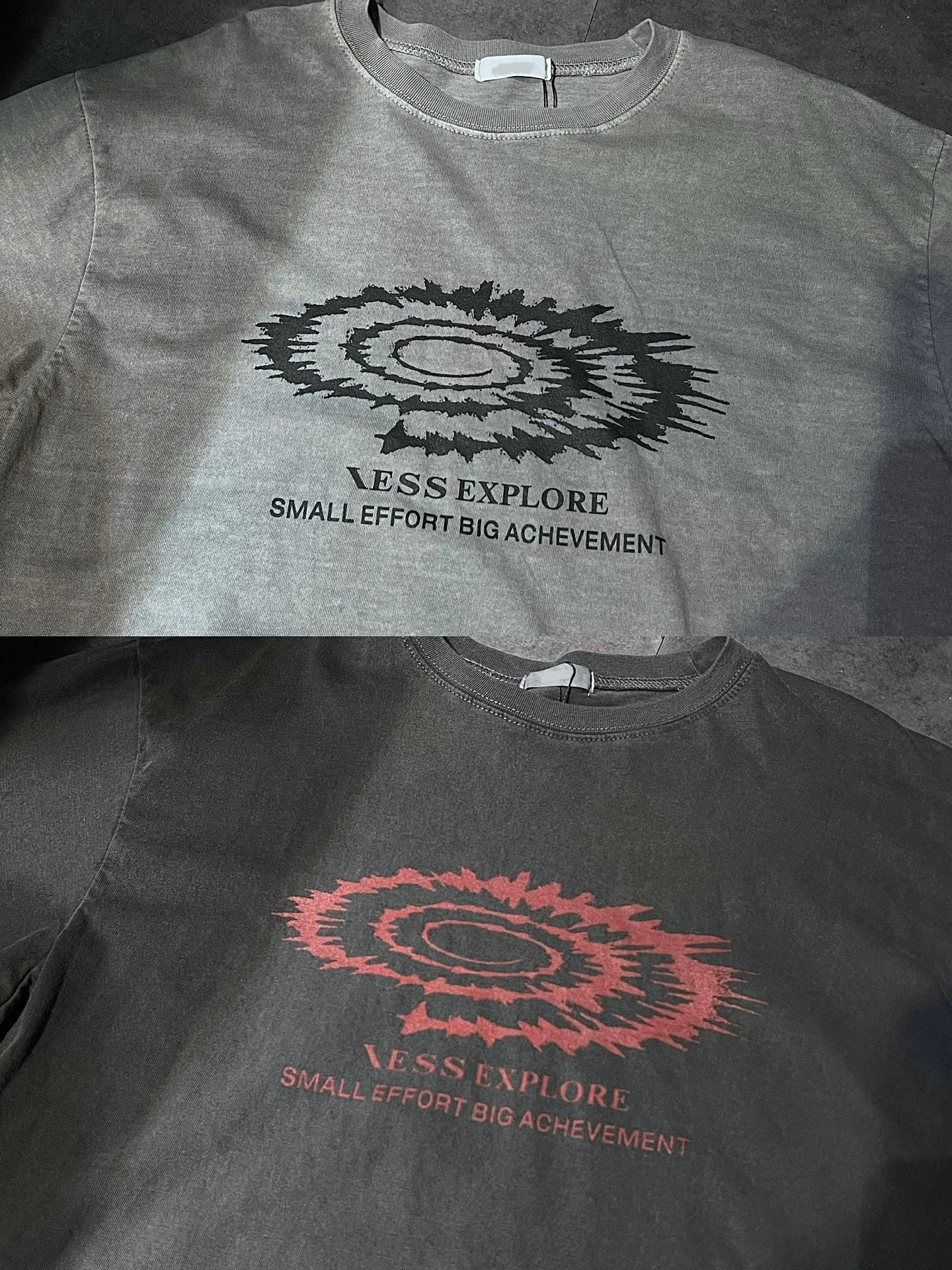 swirl print tee