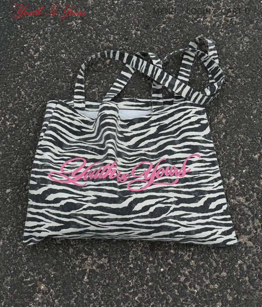 LETTERING ZEBRA ECO BAG