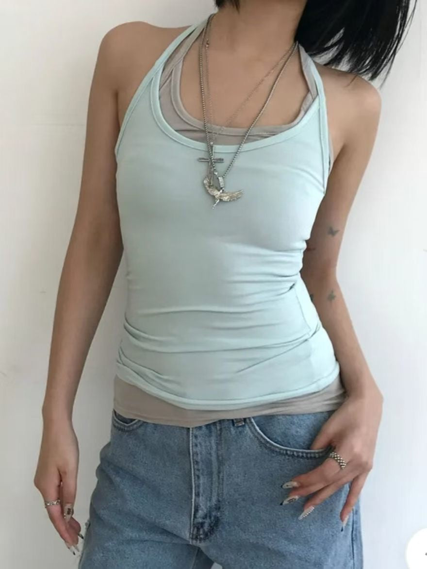 ‘Electric shock’ cami top
