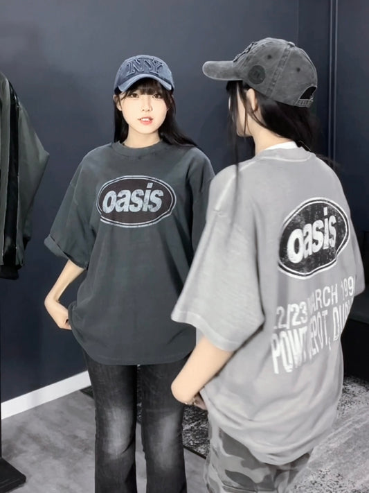 [unisex] OASIS print tee