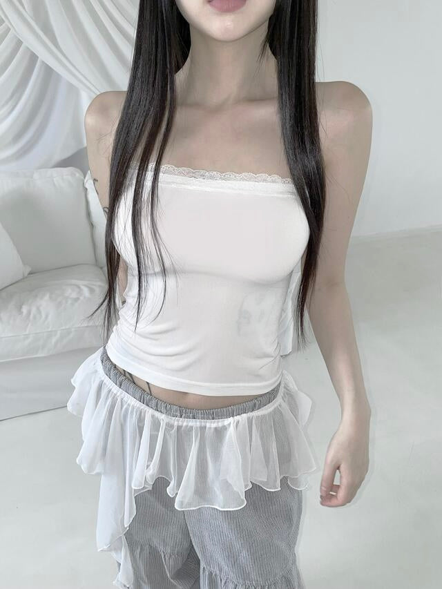 everyday lace tube top