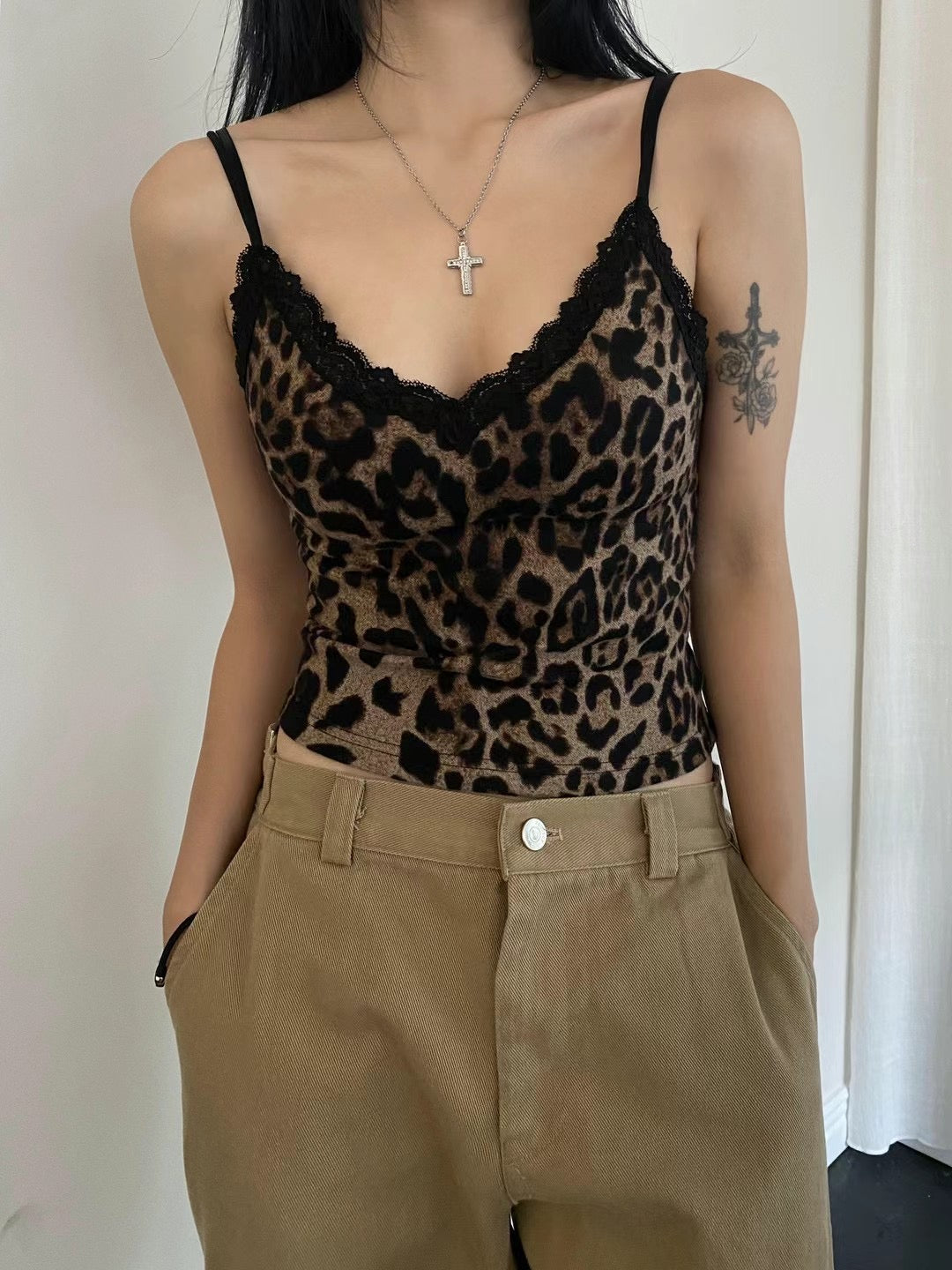 like LEOPARD cami top