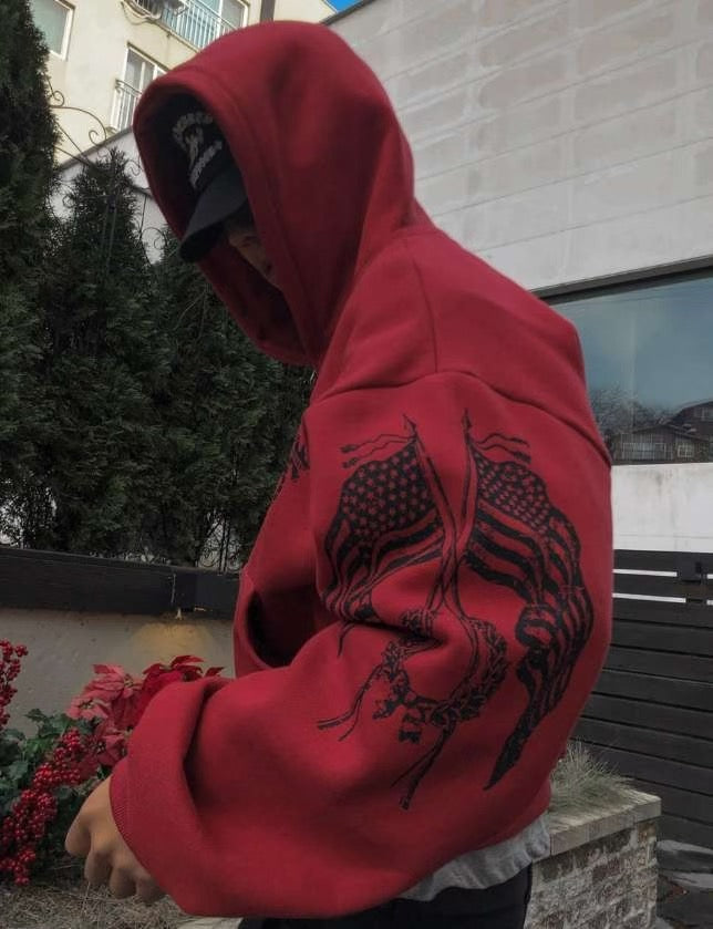 ‘MARINES’ hoodie zip up