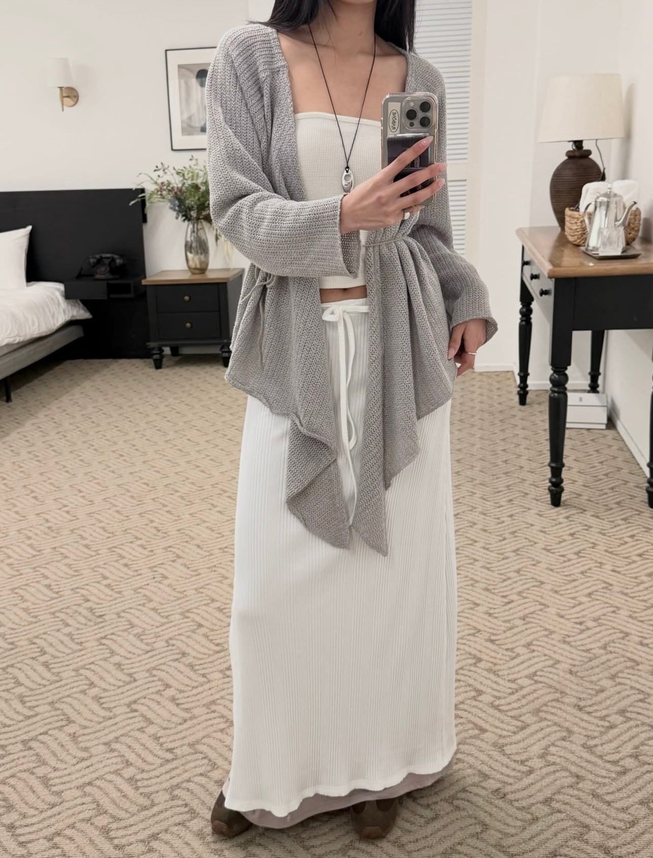 ‘Midnight’ knitted cardigan