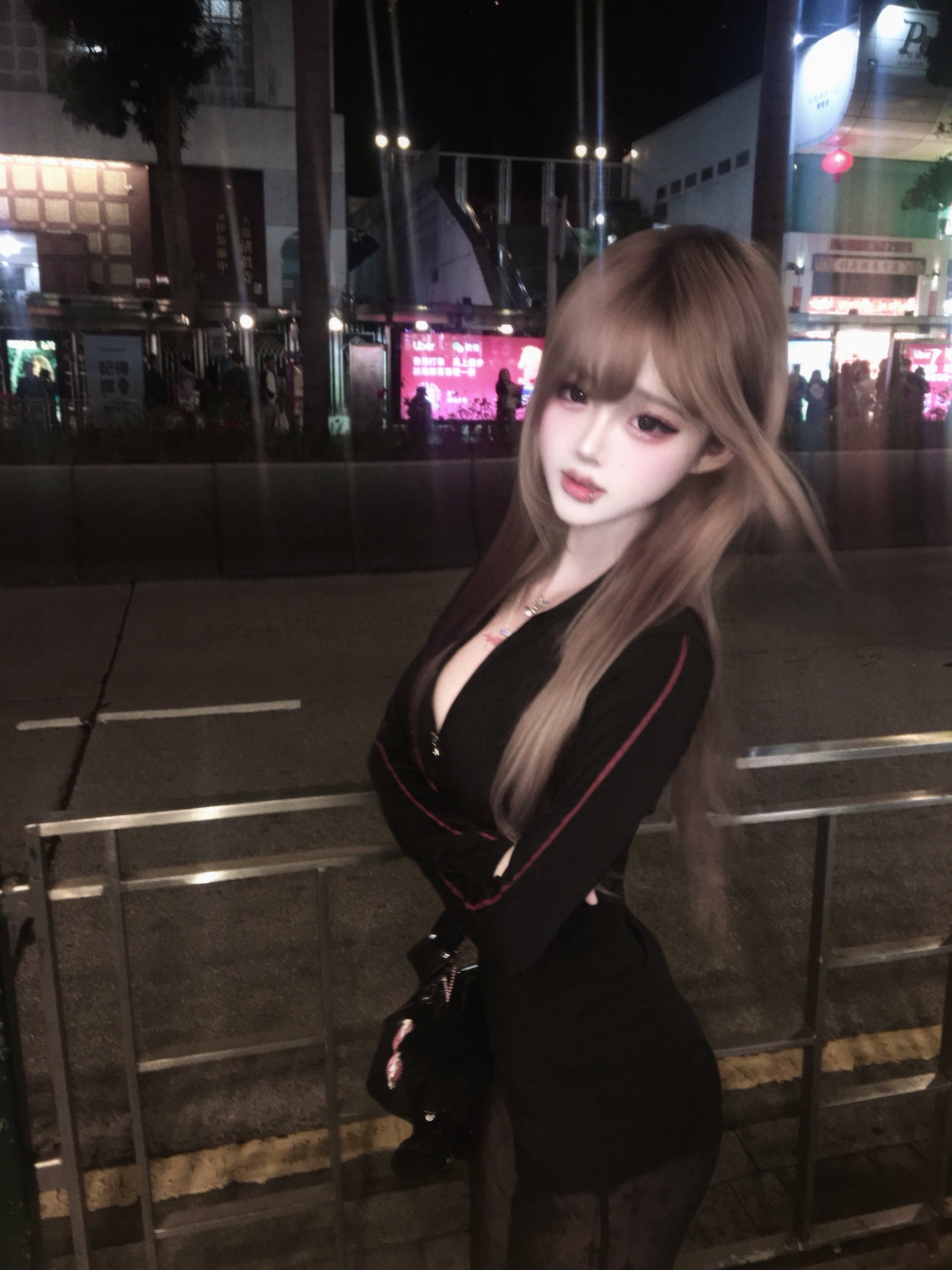 ‘BABE’ zip up top