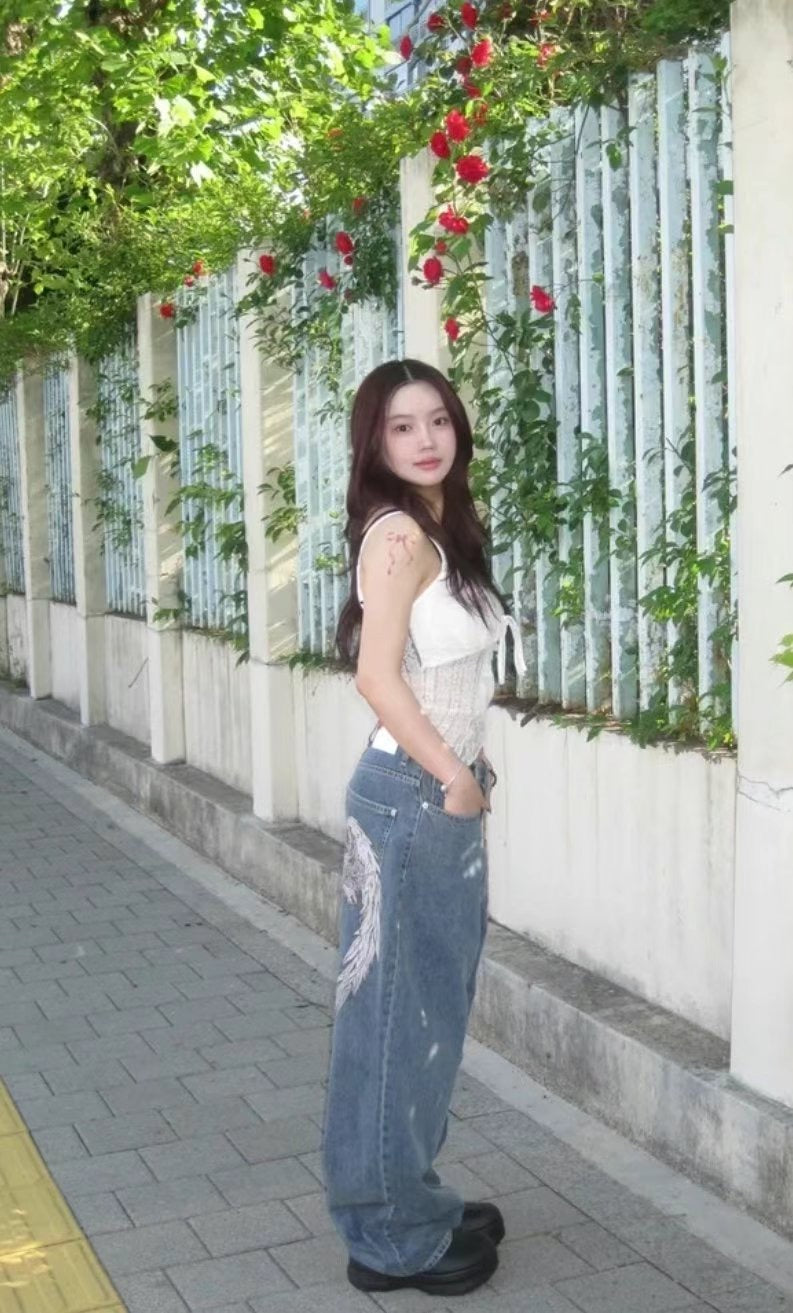 Angel’s wings jeans