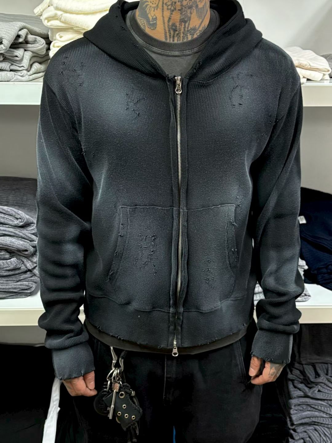 ‘A COLD PLAY’ hoodie zipup