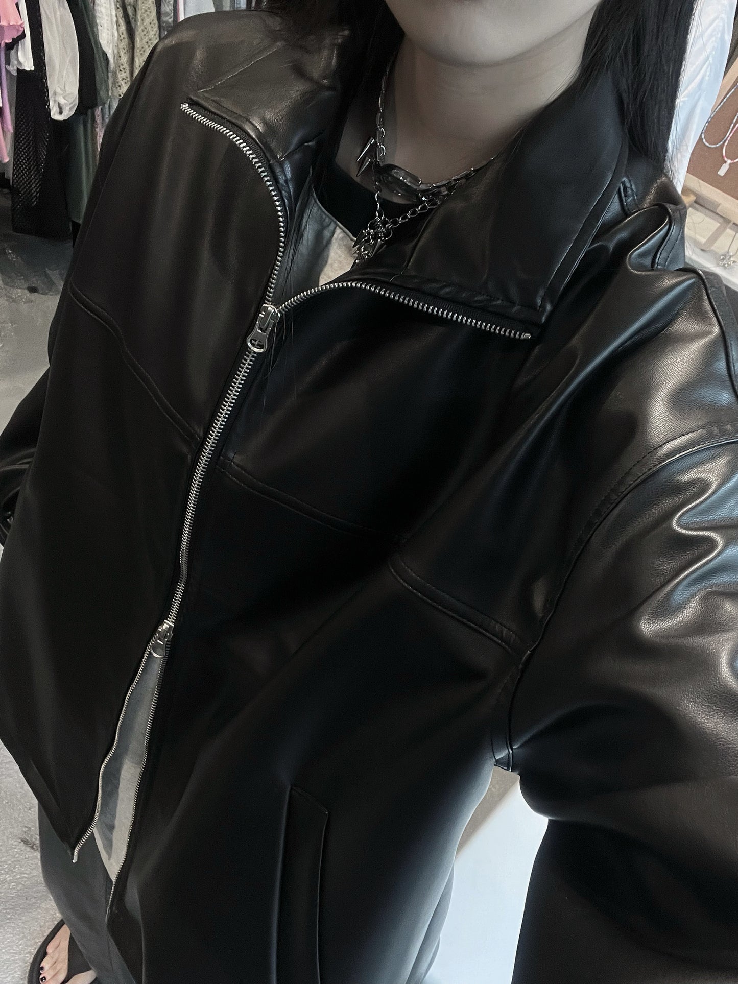 [✶已售400多件✶] Daily leather jacket | UNISEX