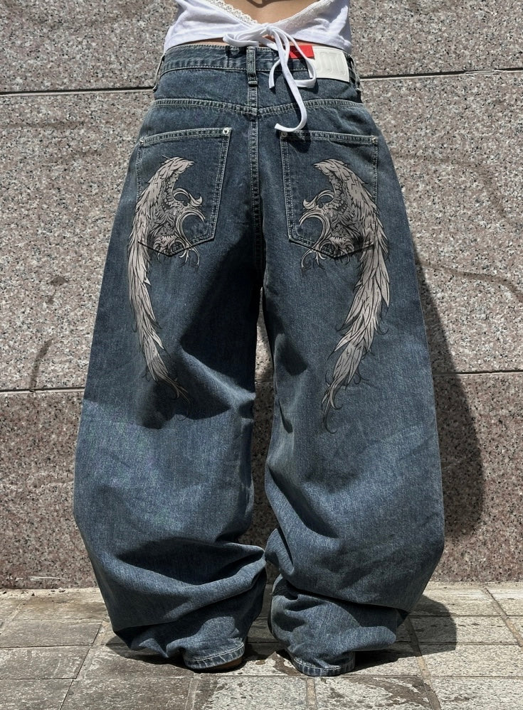 Angel’s wings jeans