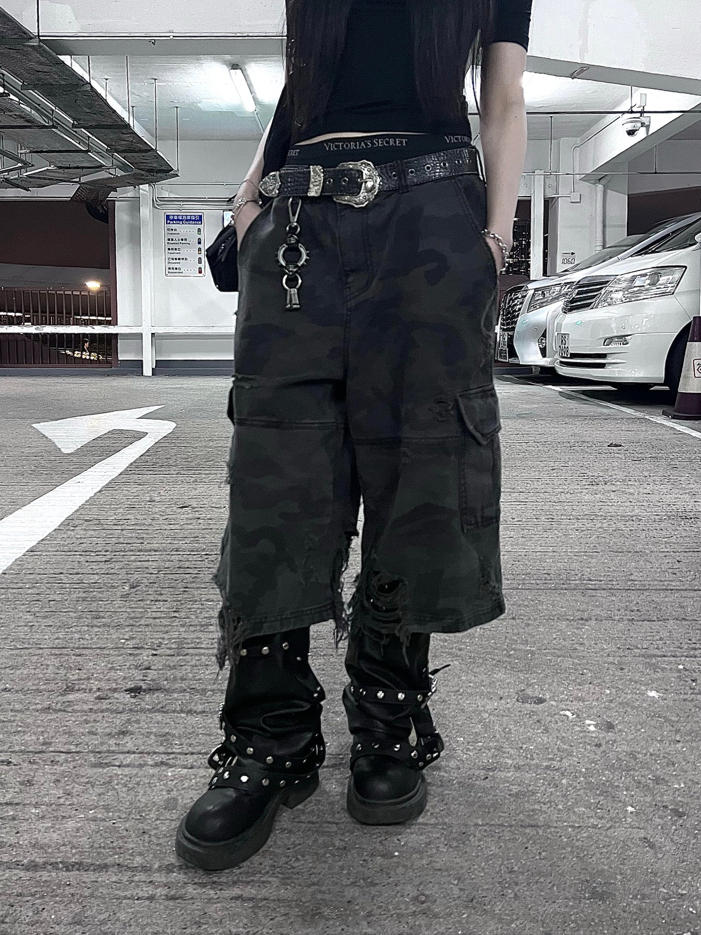 Apex camo cargo jorts