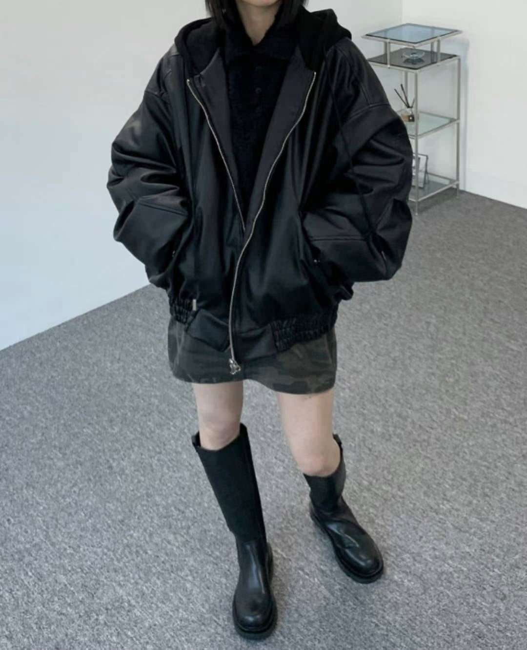 ‘Take me’ leather jacket