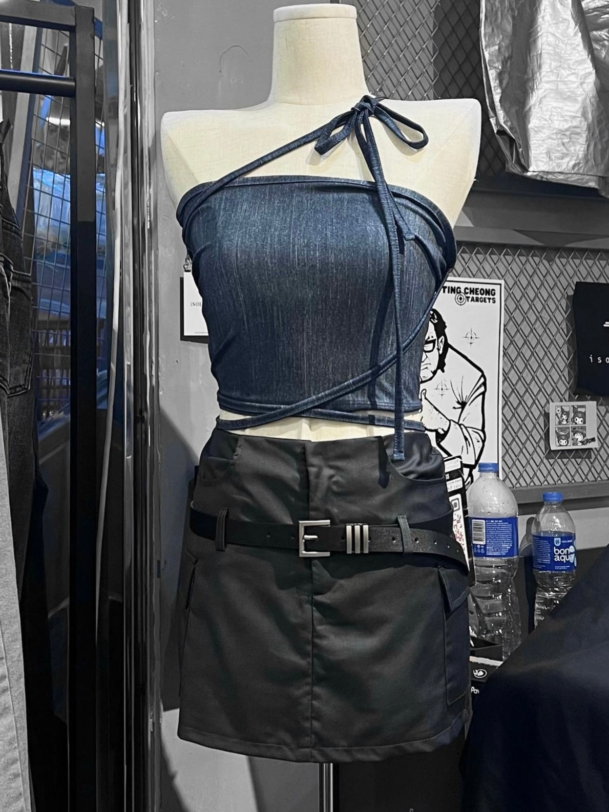 Bella ribbon tube top