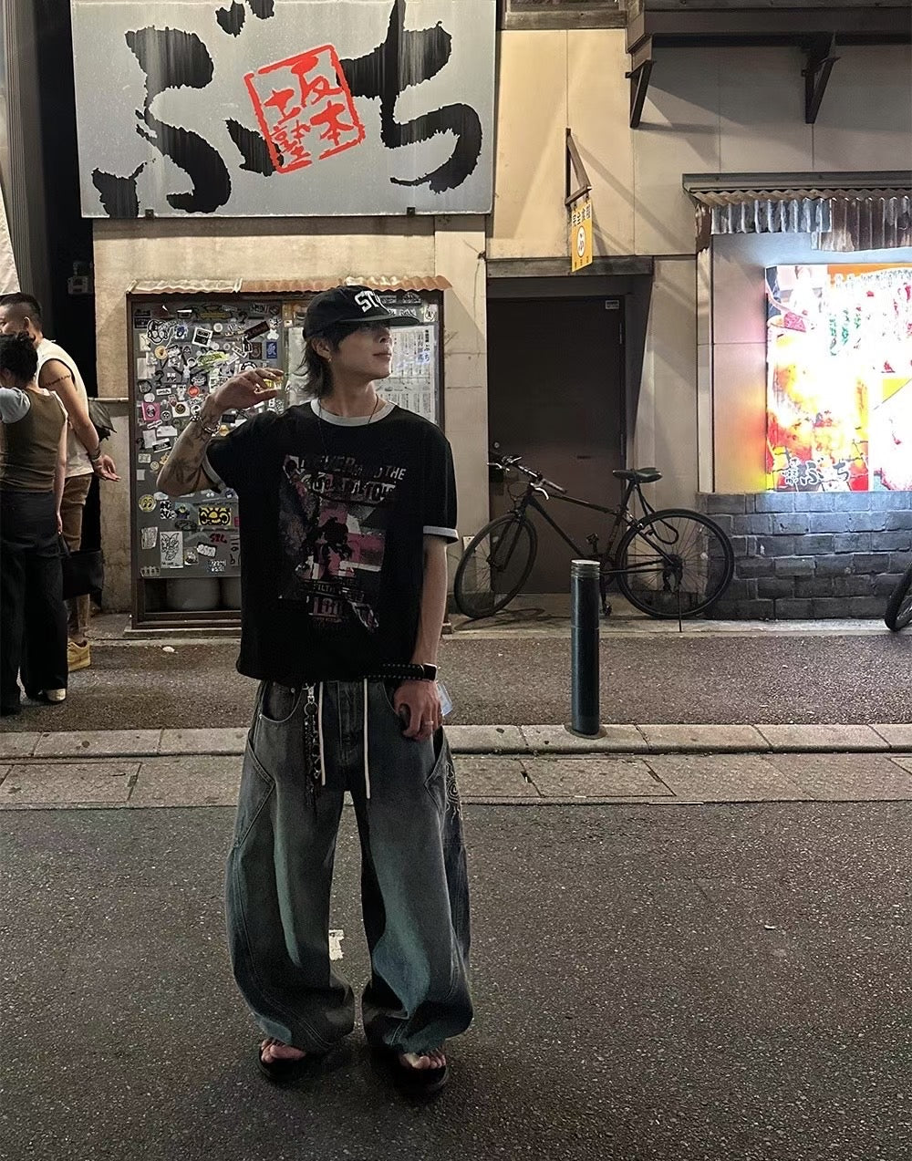 British flag loose fit tee