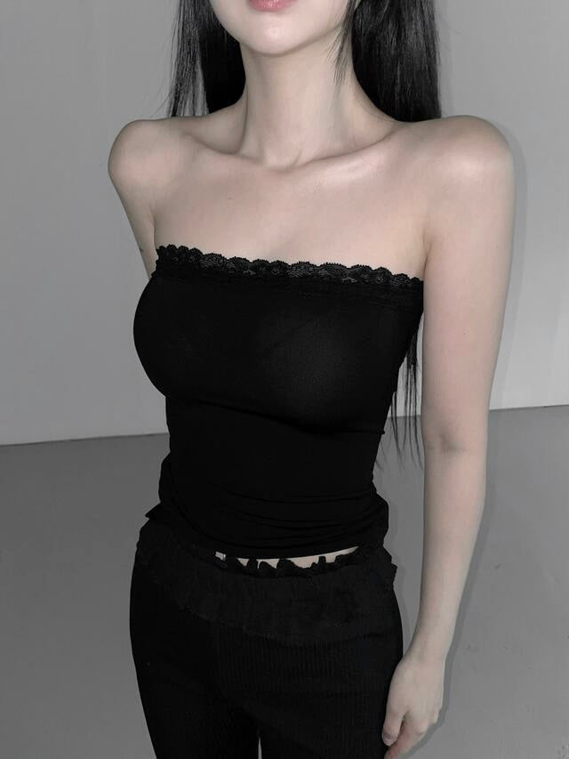everyday lace tube top