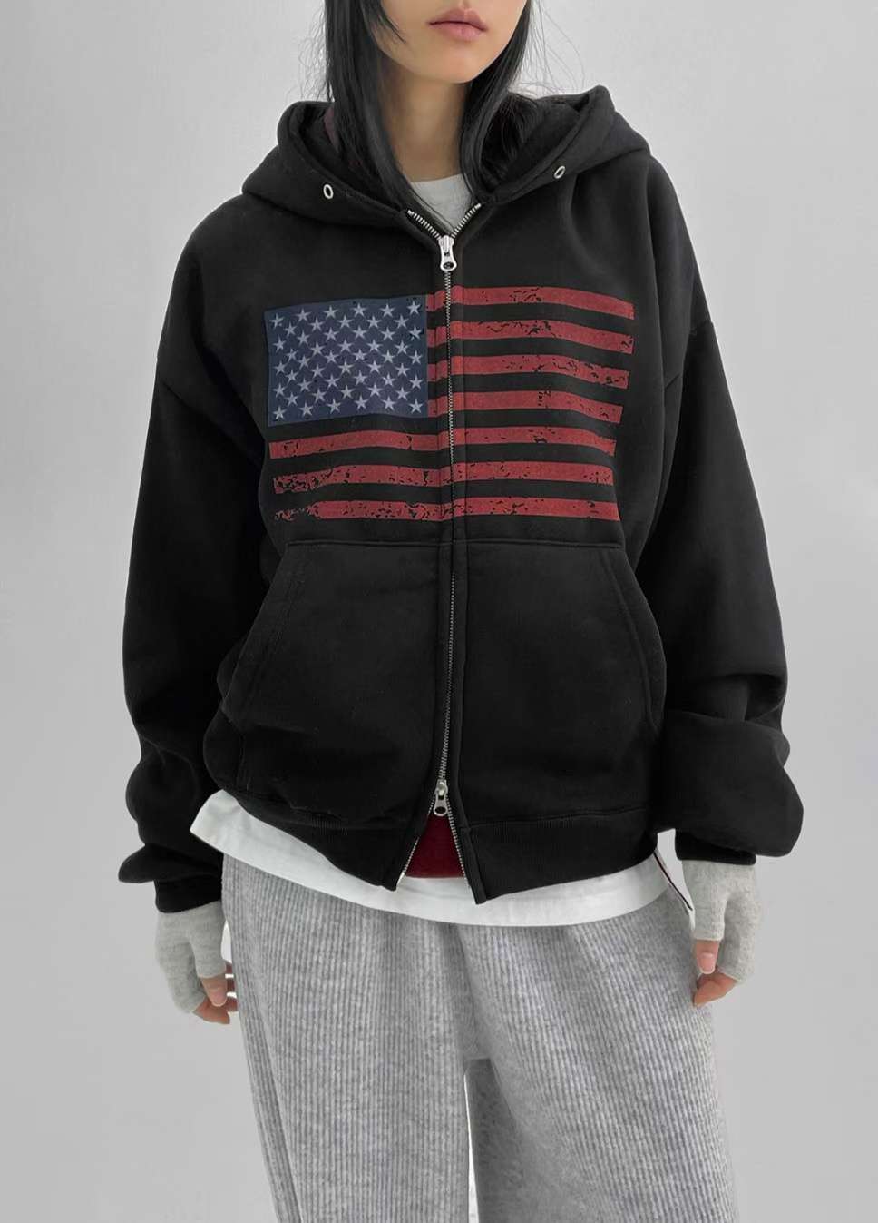 [unisex] AF hoodie zip up