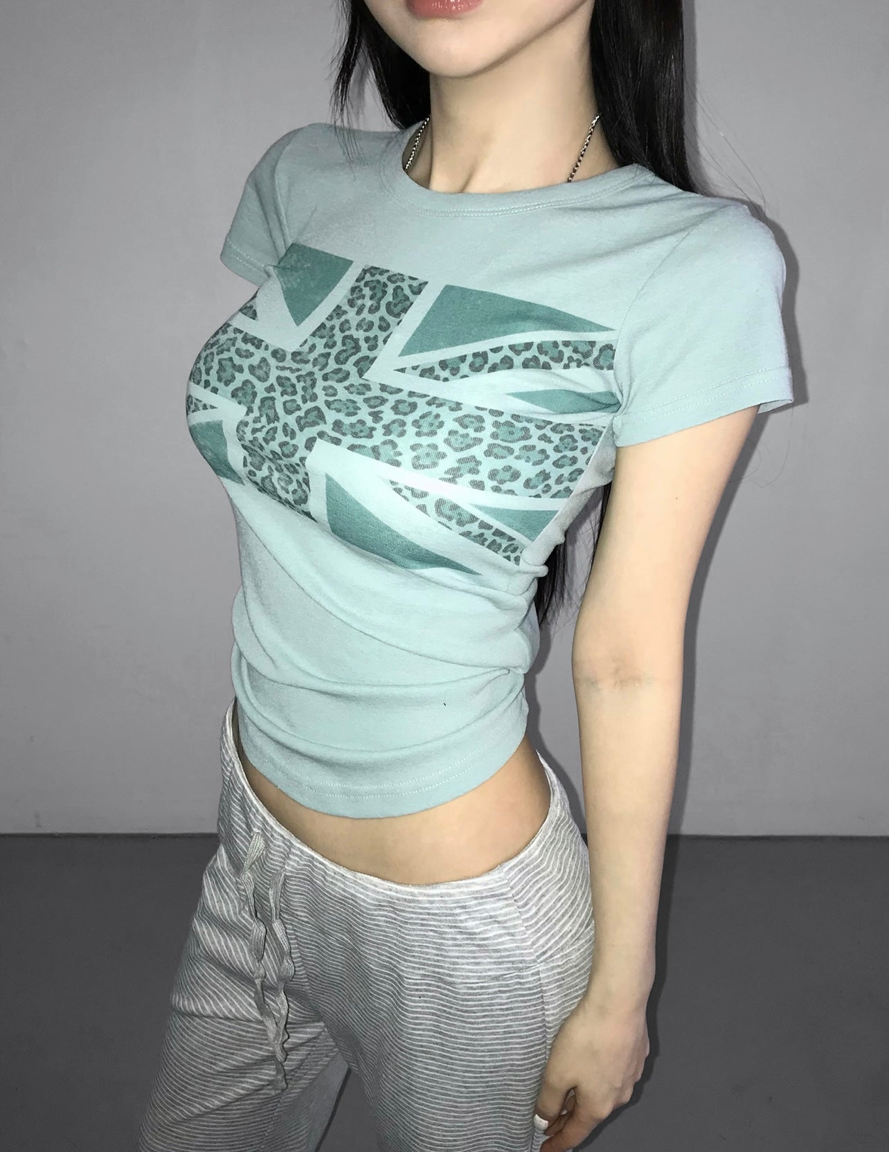 Leopard uk flag tee