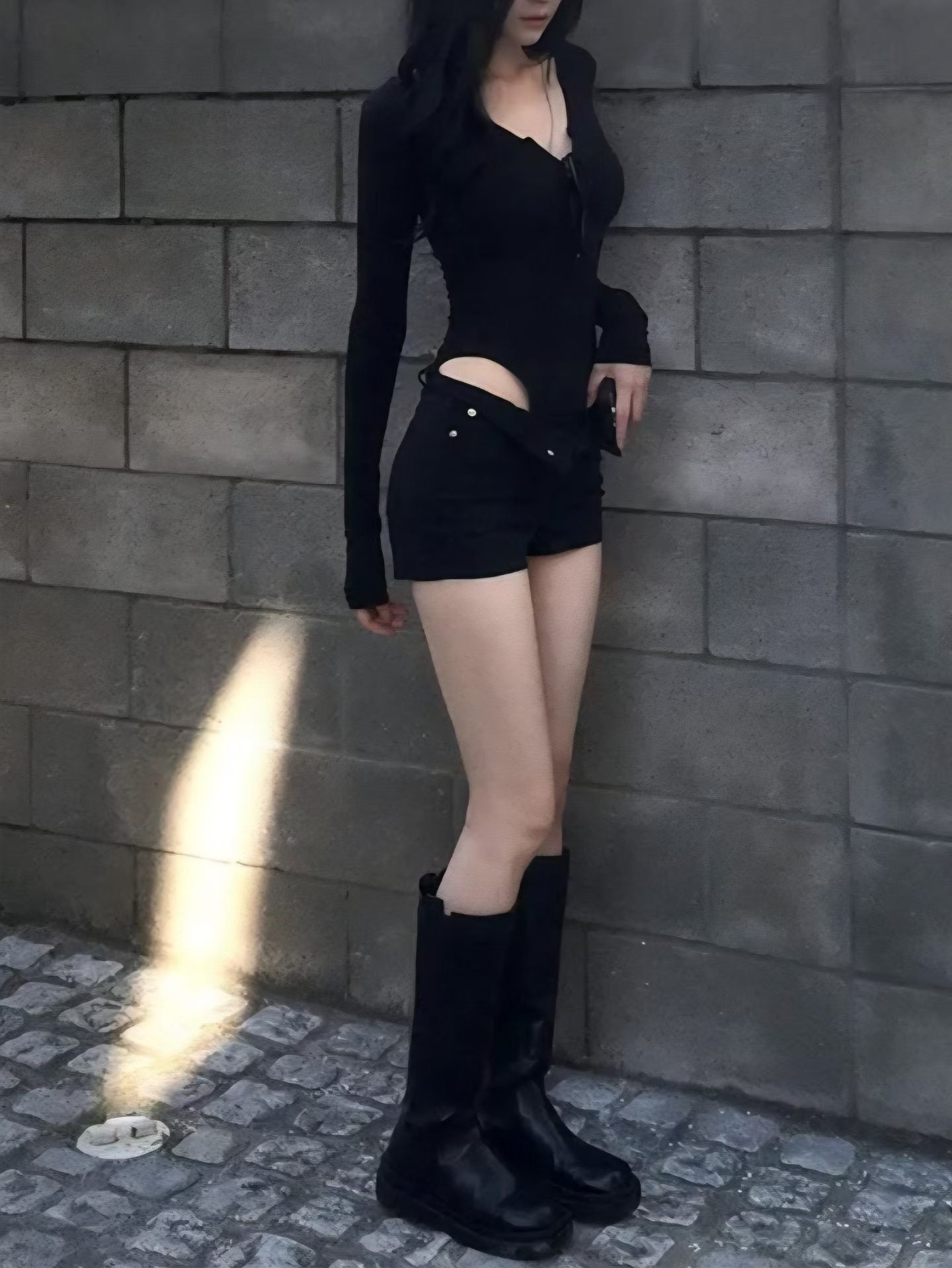 ‘I know why’ zipup bodysuit