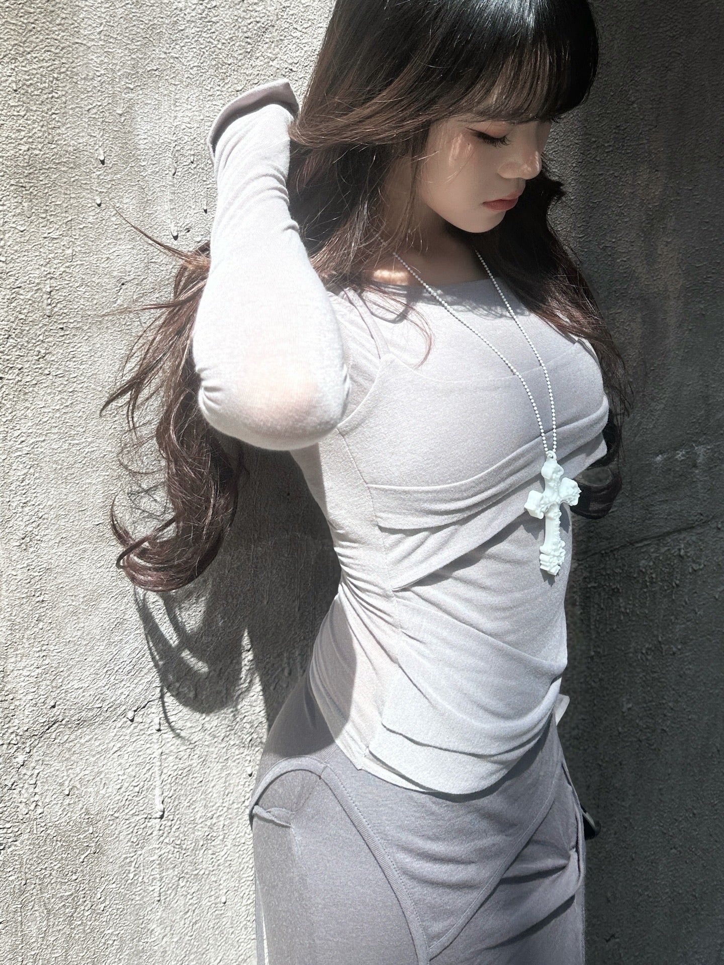 [ BADHOUSE ]
Antique Cross Necklace Large