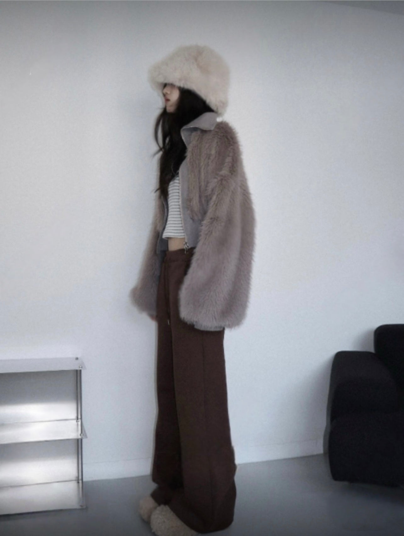 ‘One more time’ fur jacket