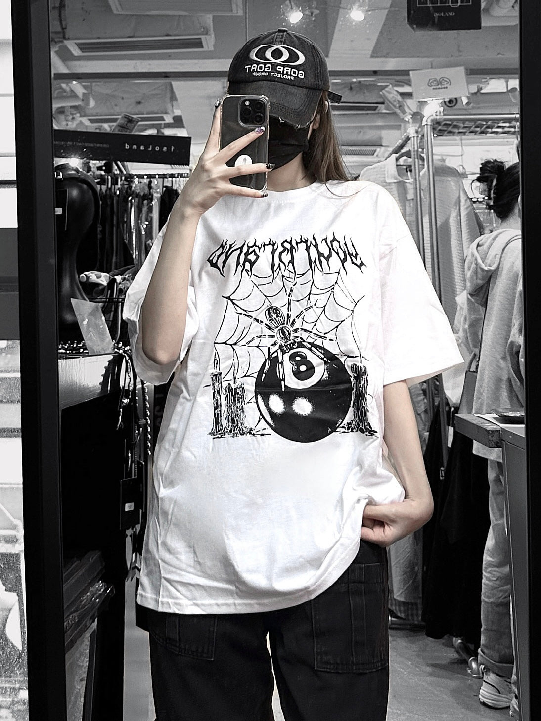 [unisex] Number 8 spider tee