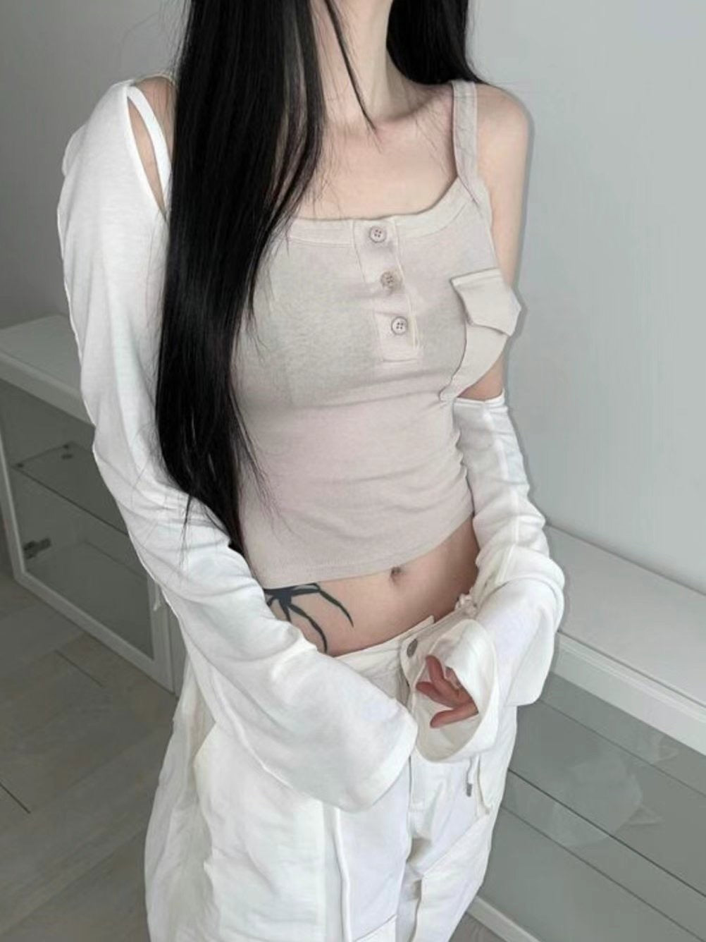 Little pocket tank top