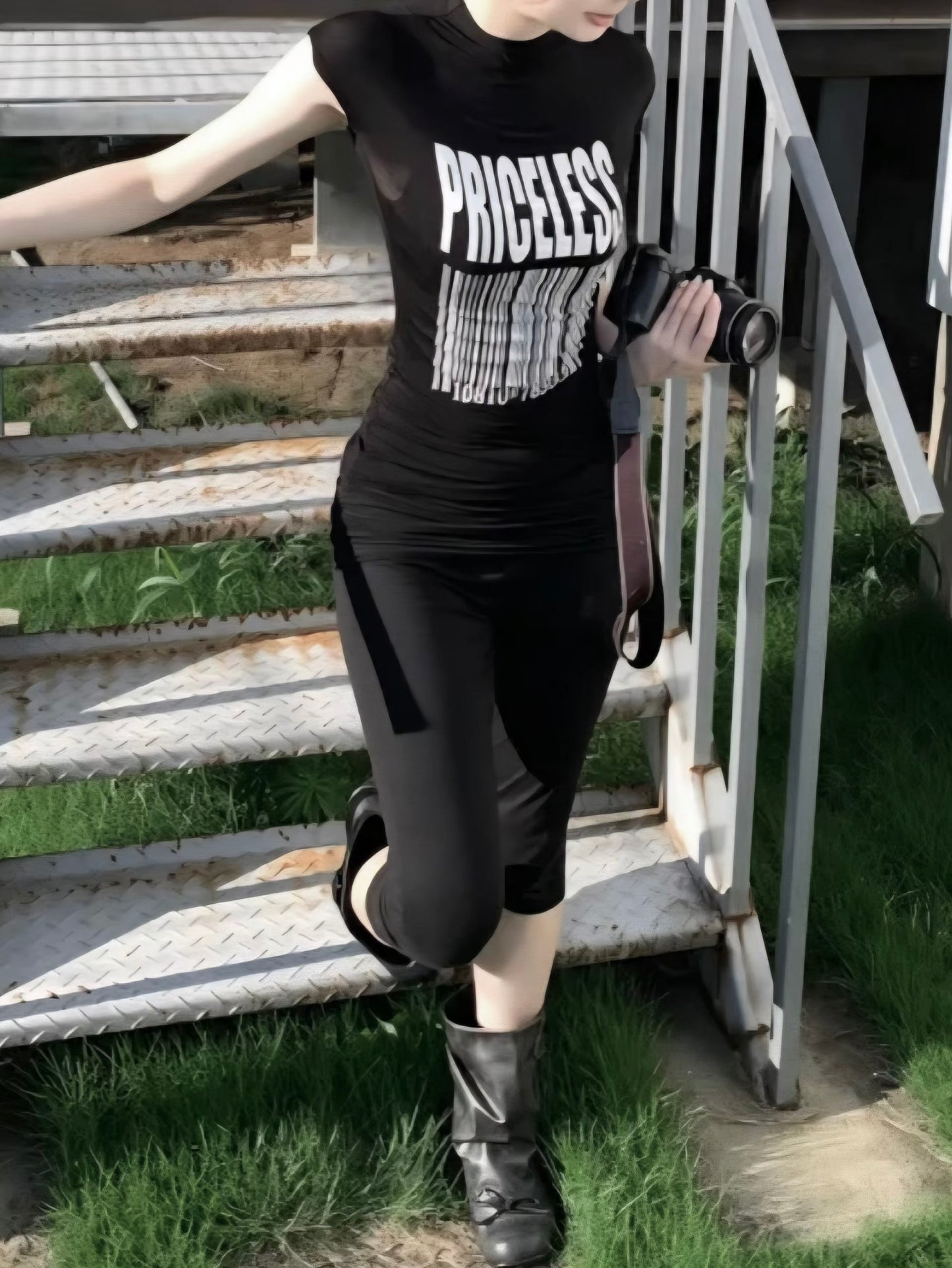 Priceless barcode tee