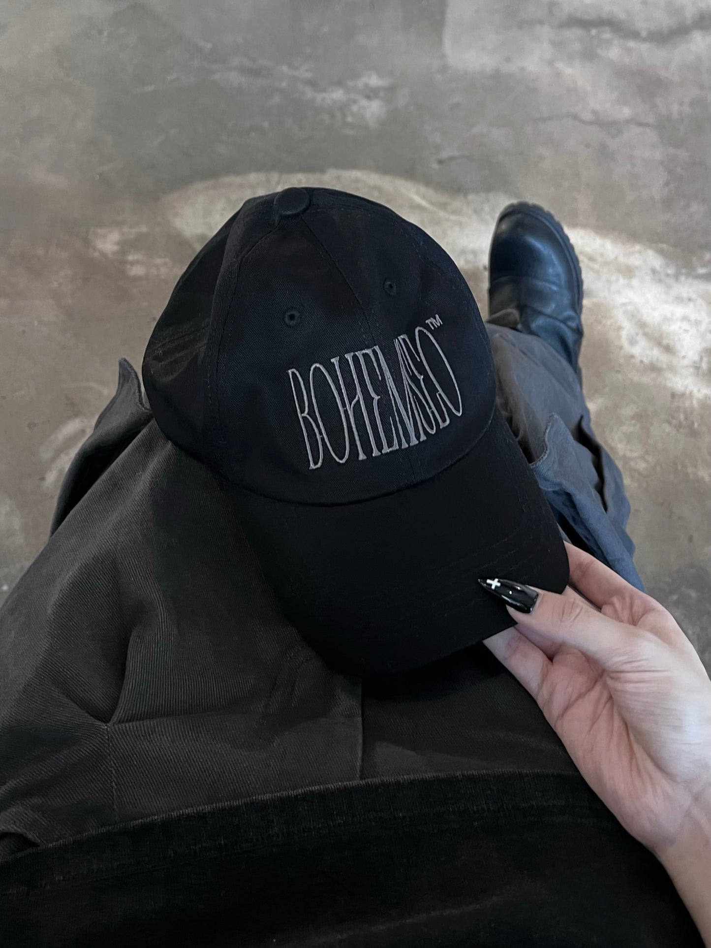 [ BOHEMSEO ] Signature logo cap
