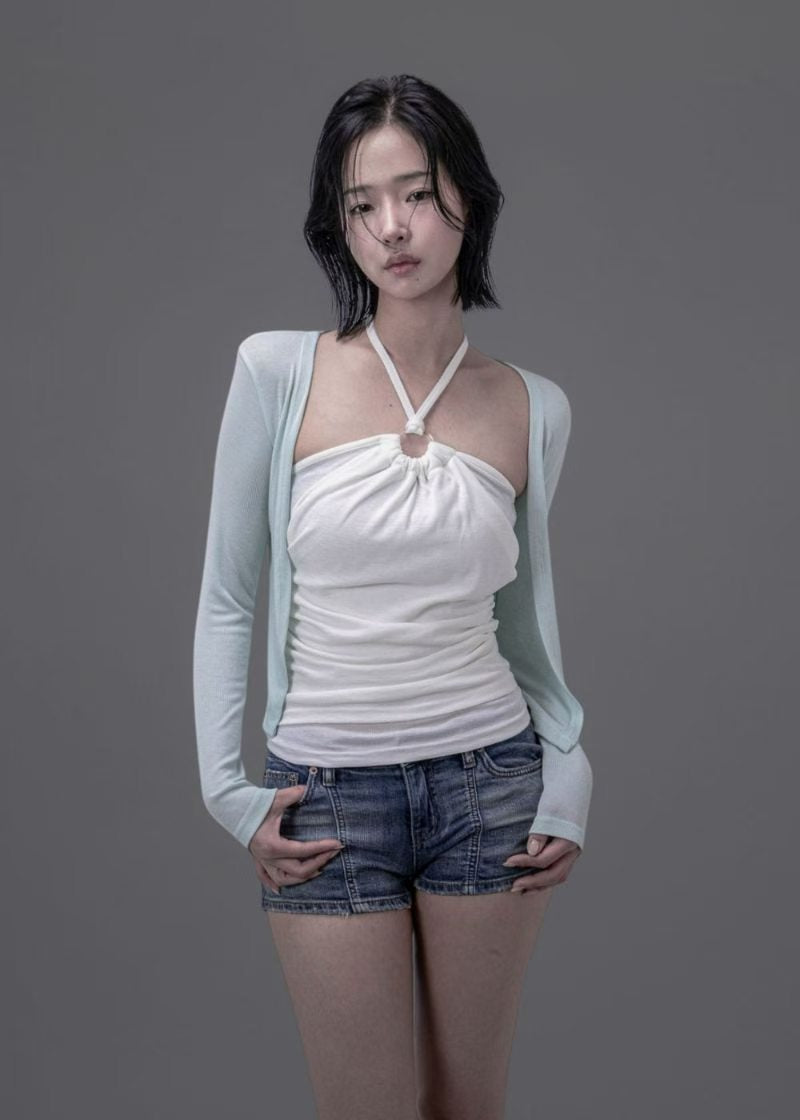 [ Giselle同款 ]
‘Flirty’ denim  shorts