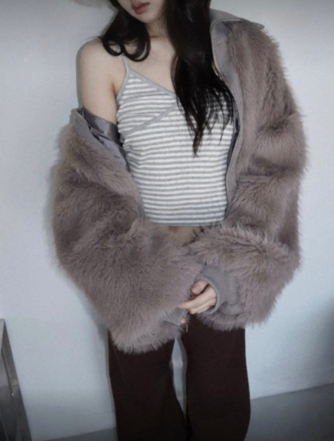 ‘One more time’ fur jacket