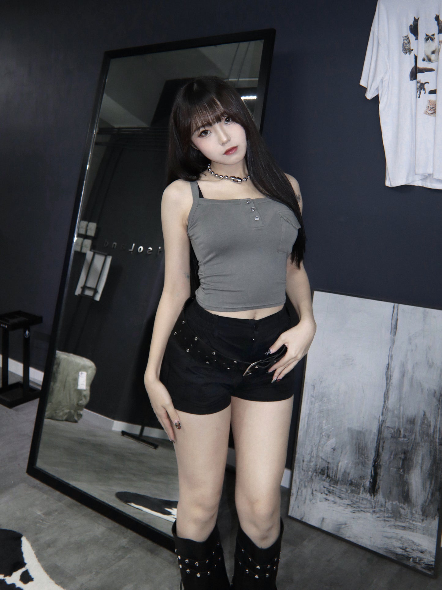 Little pocket tank top