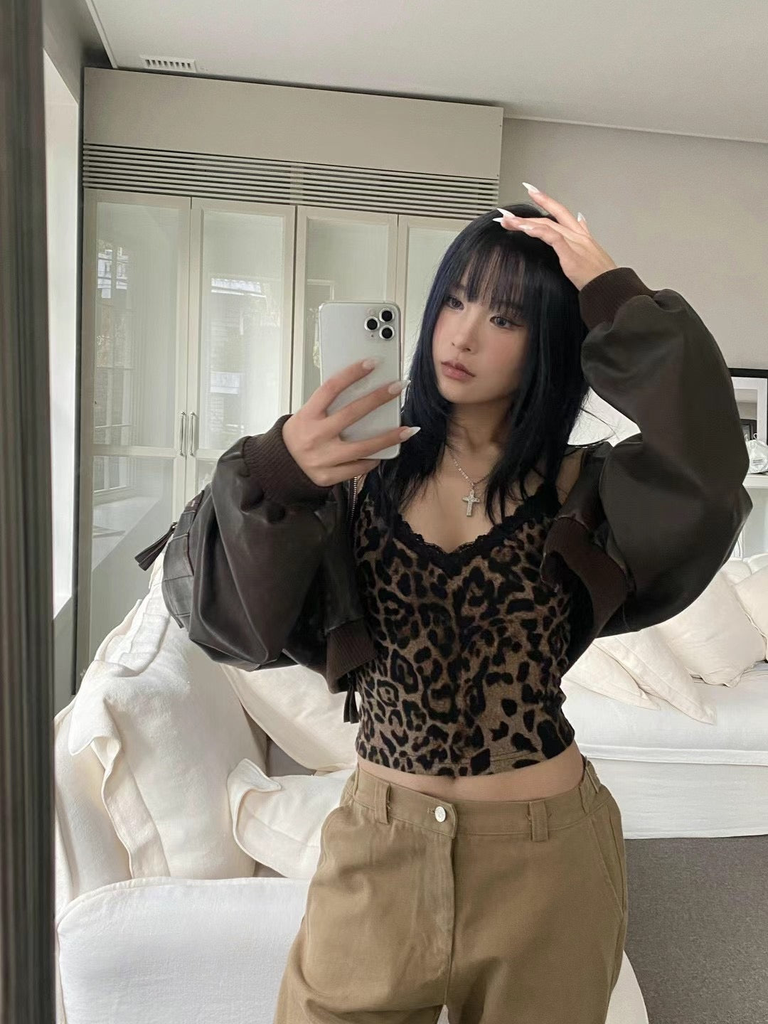 like LEOPARD cami top