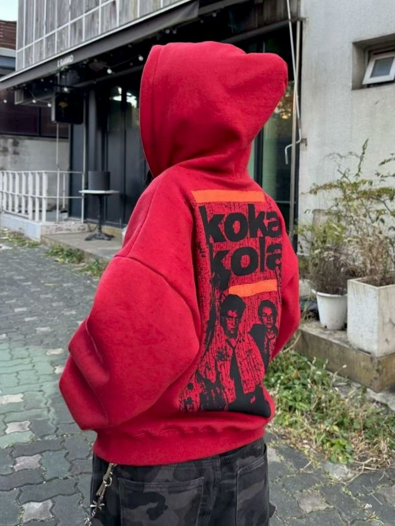 ‘London calling’ hoodie zip up