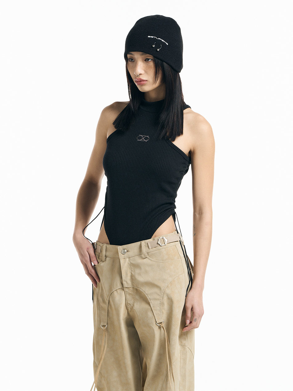 [ SETUPEXE ] Side piercing Beanie