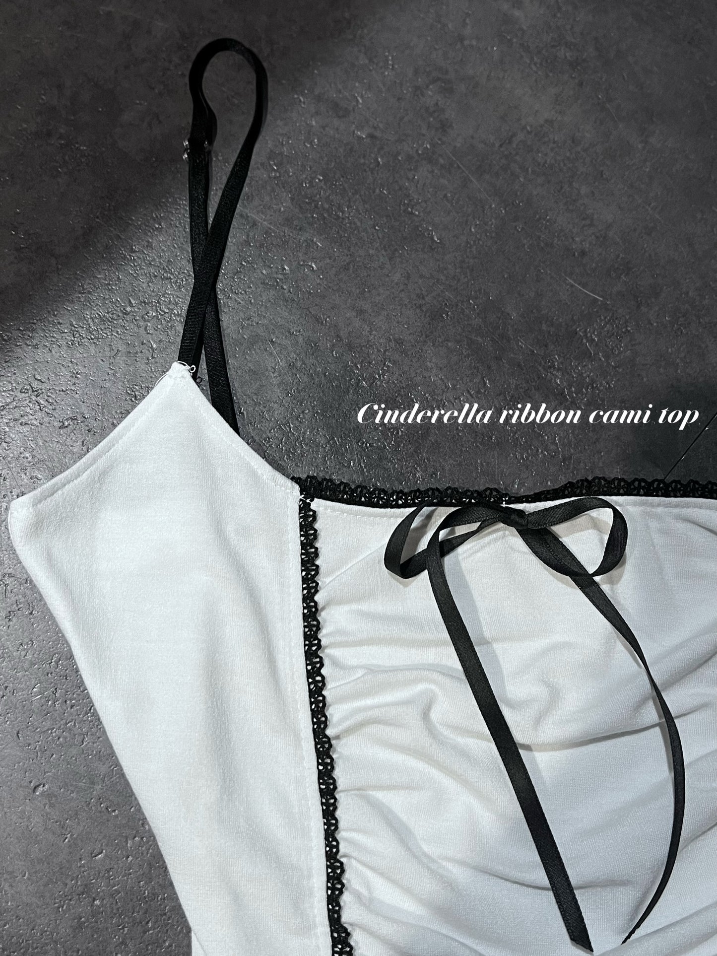 Cinderella ribbon cami top