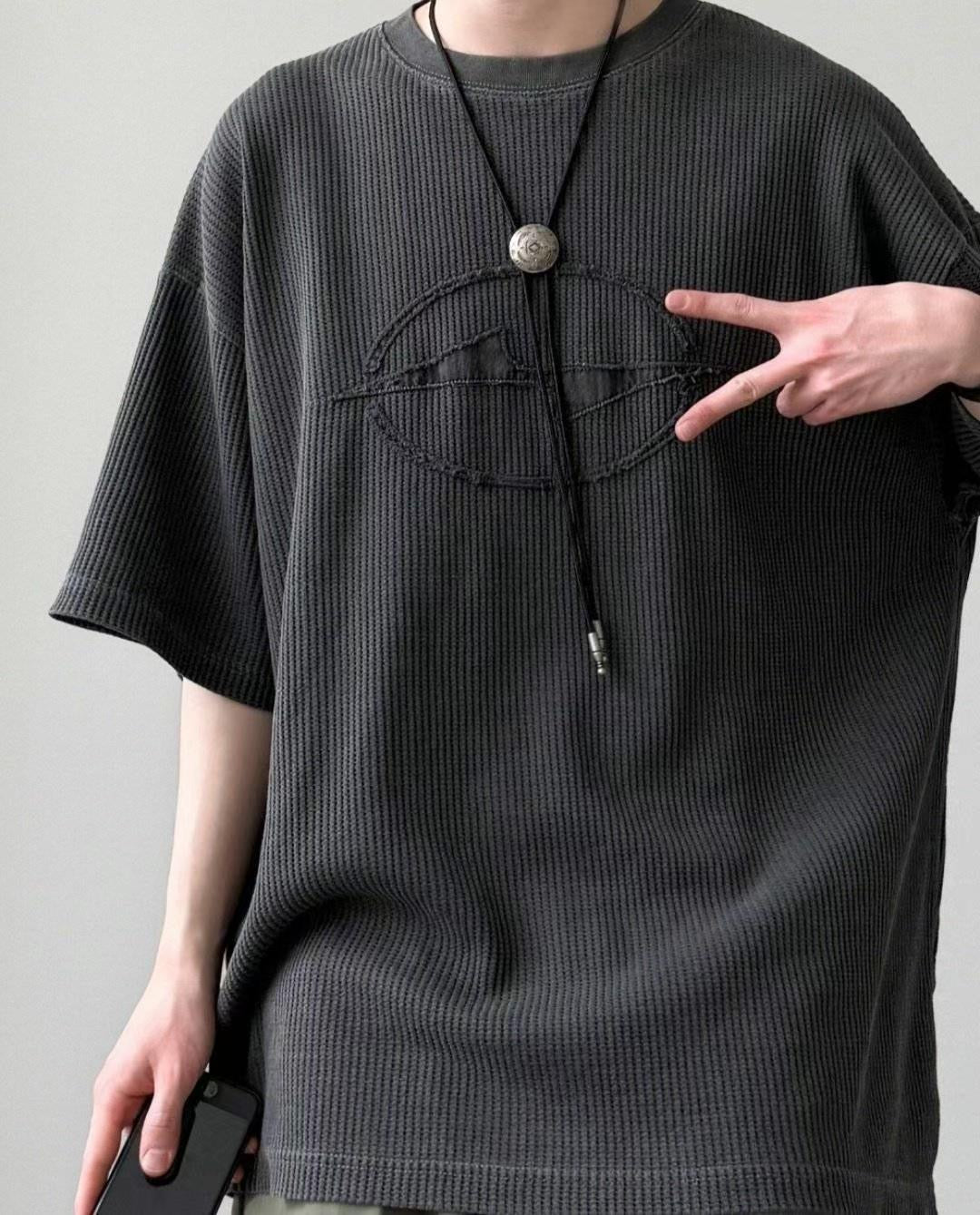 ‘Flash’ waffle tee