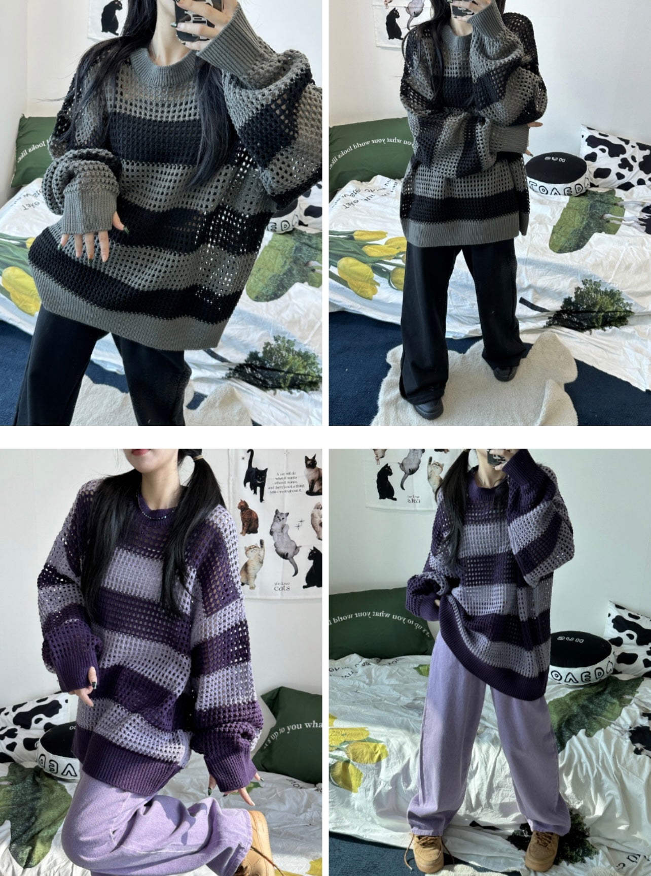 Lon lon stripes knitwear