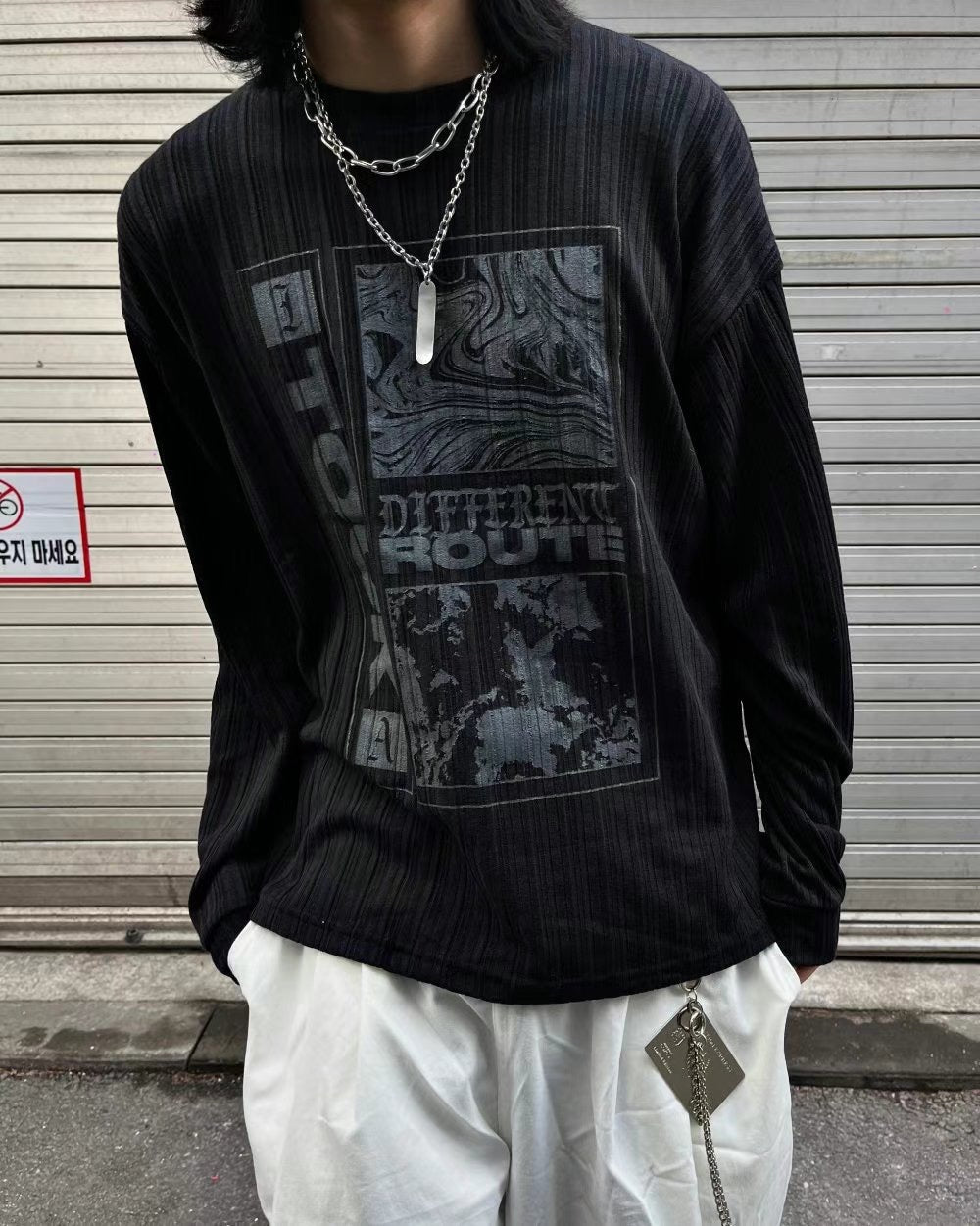 ‘Notice me’ long sleeve tee