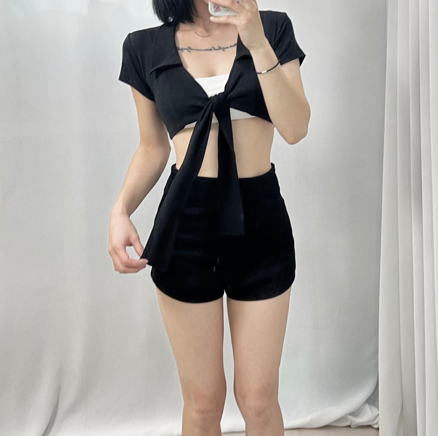 ‘Ending page’ 2way short sleeve