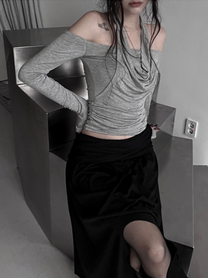 ‘Truth or dare’ off shoulder top